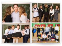 Выпускной альбом для 4 9 11 класса Белый Москва Санкт-Петербург заказать выпускной альбом